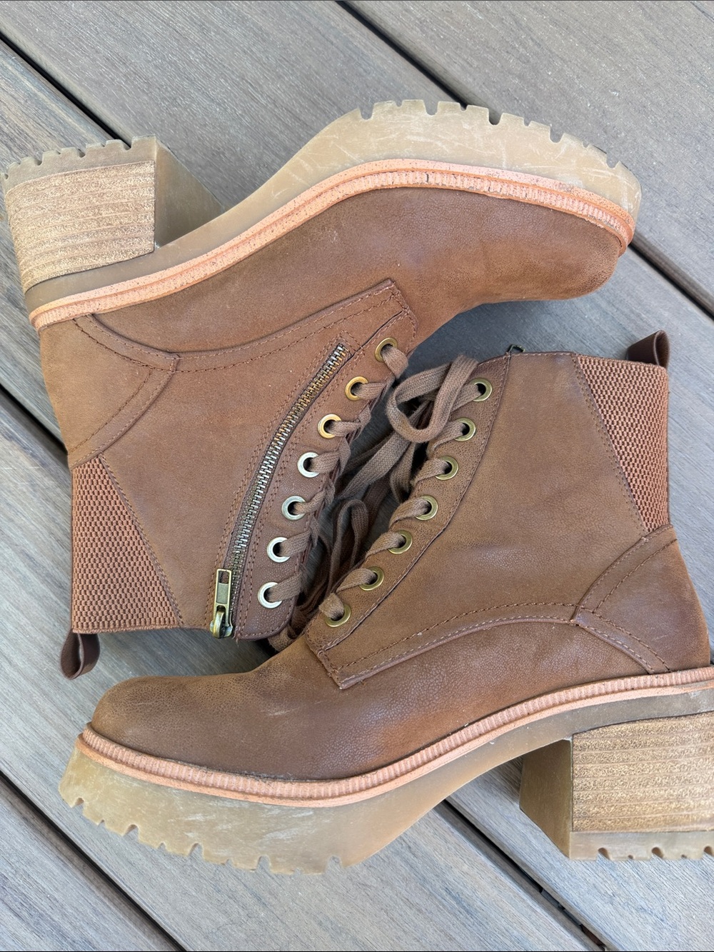 MIA Abbey lace-up combat boots Sz 9 - Picture 16 of 16